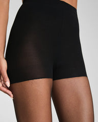 SPANXshape® Micro Fishnet Stockings | Very Black