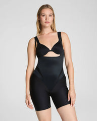 SPANXsupersculpt® Transform Open-Bust Mid-Thigh Bodysuit | Very Black