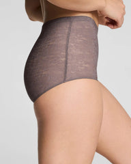 SPANXsupersmooth® Day to Date Night Lace Boyshort | Granite