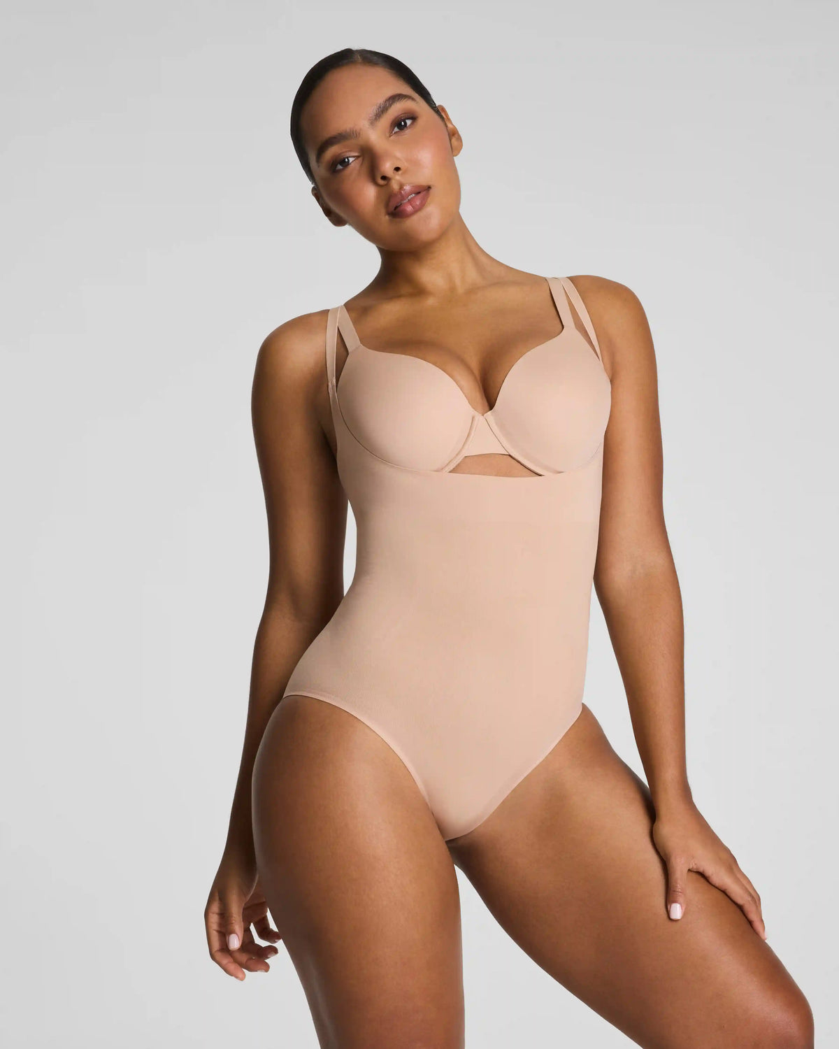 SPANXsculpt® GoFigure Open-Bust Bodysuit | Chai