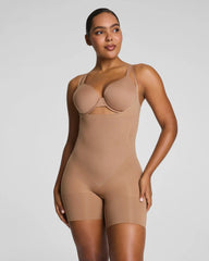 SPANXsculpt® GoFigure Open-Bust Mid-Thigh Bodysuit