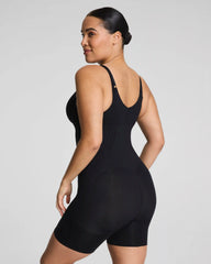 SPANXsculpt® GoFigure Open-Bust Mid-Thigh Bodysuit | Very Black
