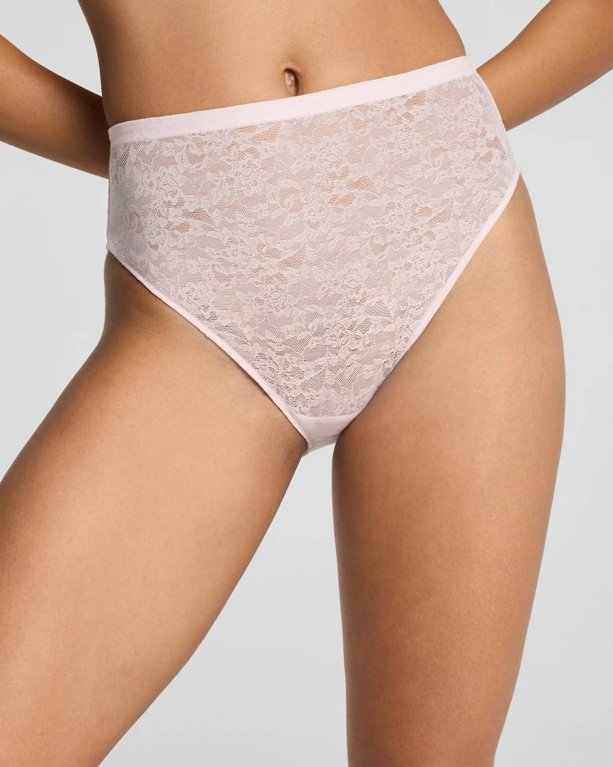 SPANXsupersmooth® Day to Date Night Lace Hi-Leg Brief | Rosebud