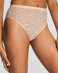 SPANXsupersmooth® Day to Date Night Lace Hi-Leg Brief | Toasted Coconut