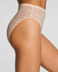 SPANXsupersmooth® Day to Date Night Lace Hi-Leg Brief | Toasted Coconut