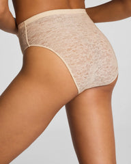 SPANXsupersmooth® Day to Date Night Lace Hi-Leg Brief | Toasted Coconut