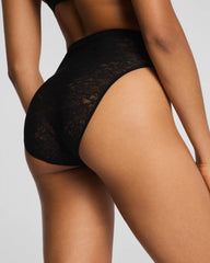SPANXsupersmooth® Day to Date Night Lace Hi-Leg Brief | Very Black