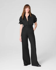SPANXsupersmooth® Stretch Twill Wide Leg Pant | Classic Black