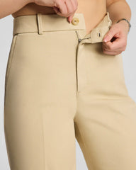 SPANXsupersmooth® Stretch Twill Wide Leg Pant | Sandbar