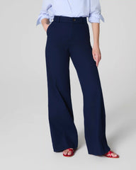 SPANXsupersmooth® Stretch Twill Wide Leg Pant | Timeless Navy