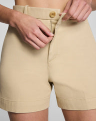 SPANXsupersmooth® Stretch Twill Short, 5" | Sandbar