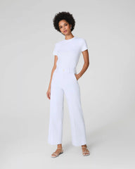 SPANXsupersmooth® Stretch Twill Cropped Wide Leg Pant