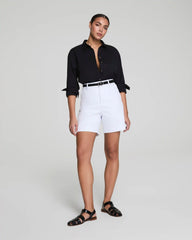 SPANXsupersmooth® Stretch Twill Short, 7" | Classic White