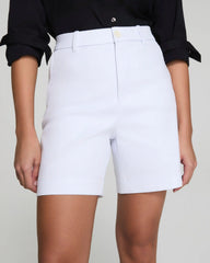 SPANXsupersmooth® Stretch Twill Short, 7" | Classic White