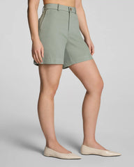 SPANXsupersmooth® Stretch Twill Short, 7" | Sage Brush