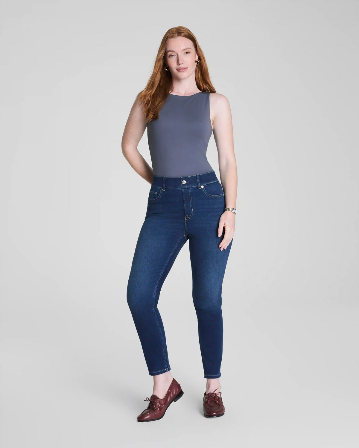 SPANXshape® EveryWear Pull-On Ankle Skinny Jeans | Poseidon