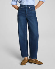 SPANXshape® Authentic 360 Barrel Leg Jeans | Adriatic Blue