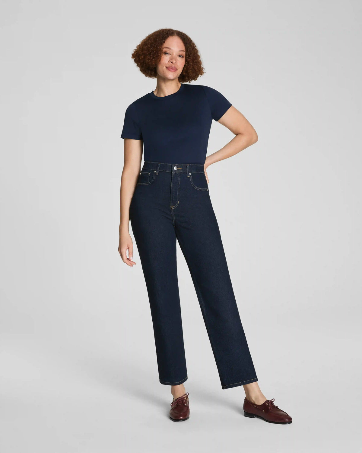SPANXshape® Authentic 360 90s Straight Leg Jeans | Marina