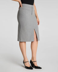 SPANX® WellSuited Pencil Skirt | Heather Grey