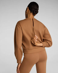 SPANX® Ponte Crewneck Long Sleeve Top | Maplewood