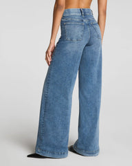 SPANXshape® EveryWear Pull-On Wide Leg Jeans | Antique Indigo
