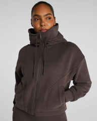 SPANX® BoostUp Cotton Fleece Full Zip Hoodie