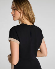 SPANX AirEssentials® Colorblock Jumpsuit | Very Black Stripe