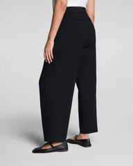 SPANX® Ponte Pleated Tapered Pant | Classic Black