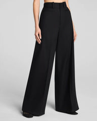 SPANX® EasyBreezy Cotton Linen Super Wide Leg Pant | Classic Black