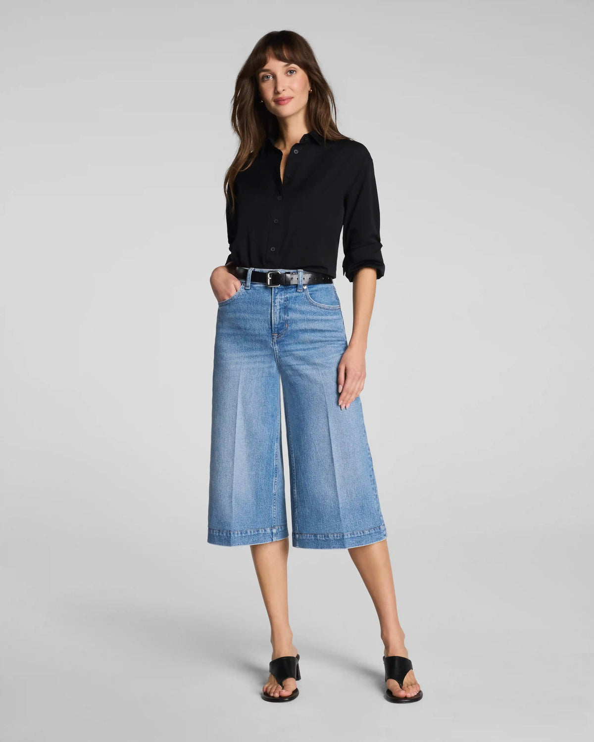 SPANXshape® Authentic 360 Denim Culottes | Elysian