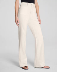 SPANXshape® Authentic 360 Easy Flare Jeans with Patch Pockets | Alabaster
