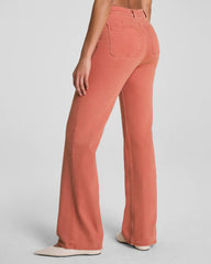 SPANXshape® Authentic 360 Easy Flare Jeans with Patch Pockets | Clay