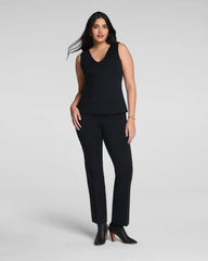 SPANXsupersmooth® PerfectFit Ponte Kick Flare Pant with Pintuck | Classic Black
