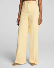 SPANXsupersmooth® Stretch Twill Wide Leg Pant with Patch Pockets | Sunbeam