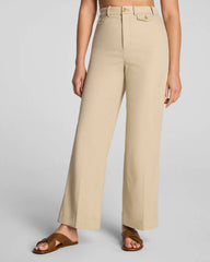 SPANXsupersmooth® Stretch Twill Cropped Easy Flare Pant | Sandbar