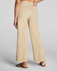 SPANXsupersmooth® Stretch Twill Cropped Easy Flare Pant | Sandbar