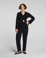 SPANX AirEssentials® French Rib Barrel Leg Pant | Very Black