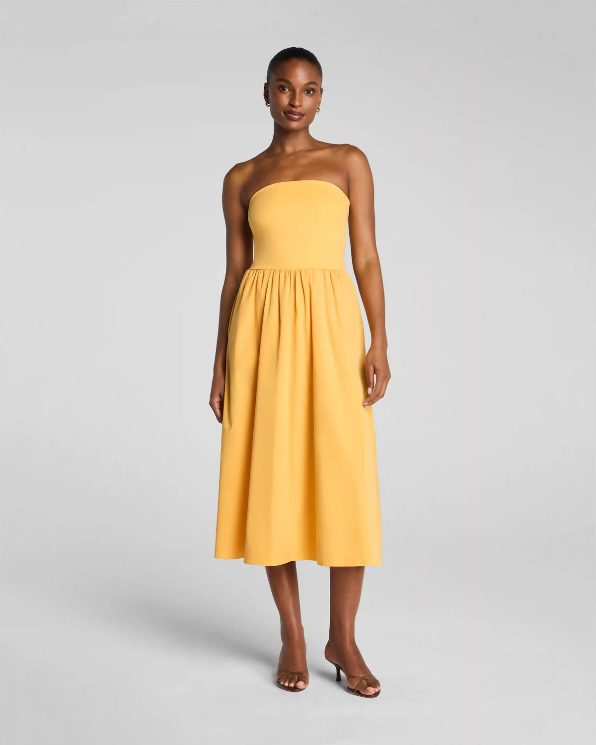 SPANXsmooth® Jersey Strapless Midi Dress | Marigold