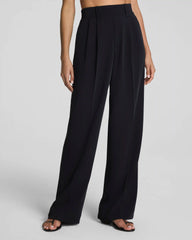 SPANX® CarryOn Pleated Wide Leg Pant | Classic Black