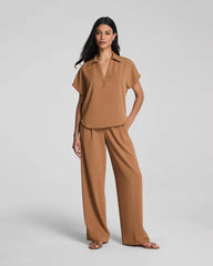SPANX® CarryOn Pleated Wide Leg Pant | Maplewood