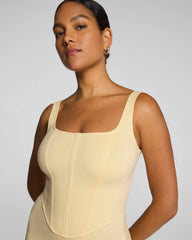 SPANXshape® Ponte Fit and Flare Midi Dress | Sunbeam