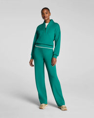 SPANX AirEssentials® Shawl Collar Half Zip | Jade