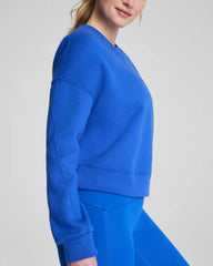 SPANX® BoostUp Cotton Fleece Crewneck | Current