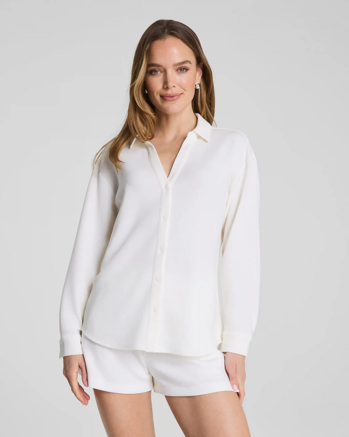 SPANX® AirEssentials® Oversized Button Down | Powder