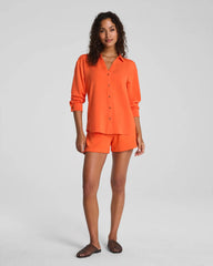 SPANX® AirEssentials® Oversized Button Down | Sunset Coral