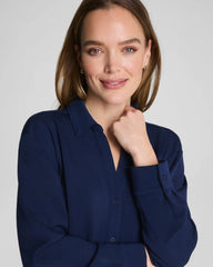 SPANX® AirEssentials® Oversized Button Down | Timeless Navy
