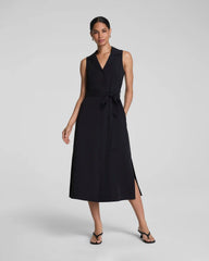 SPANX® CarryOn Belted Midi Shirt Dress