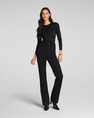 SPANXsupersmooth® Stretch Twill Easy Flare Pant | Classic Black