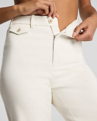 SPANXsupersmooth® Stretch Twill Easy Flare Pant | Ivory