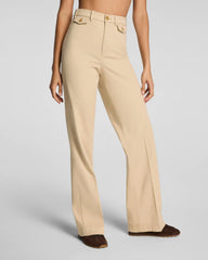SPANXsupersmooth® Stretch Twill Easy Flare Pant | Sandbar